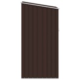 vidaXL Tuinschuur 87x98x159 cm gegalvaniseerd staal bruin