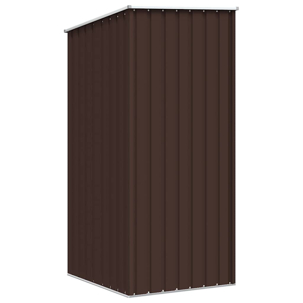 vidaXL Tuinschuur 87x98x159 cm gegalvaniseerd staal bruin