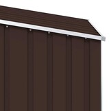 vidaXL Tuinschuur 87x98x159 cm gegalvaniseerd staal bruin