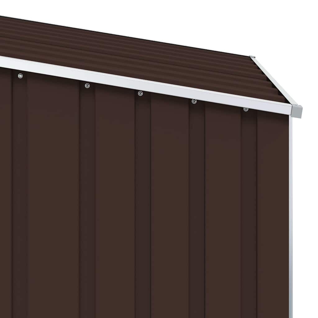 vidaXL Tuinschuur 87x98x159 cm gegalvaniseerd staal bruin