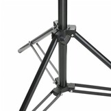 vidaXL Achtergrondsysteem telescopisch 155-300 cm