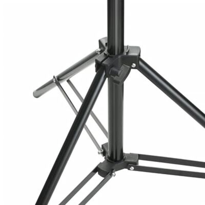 vidaXL Achtergrondsysteem telescopisch 155-300 cm