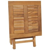 VidaXL Ligbed met Tafel - Massief Teakhout - 47% Korting