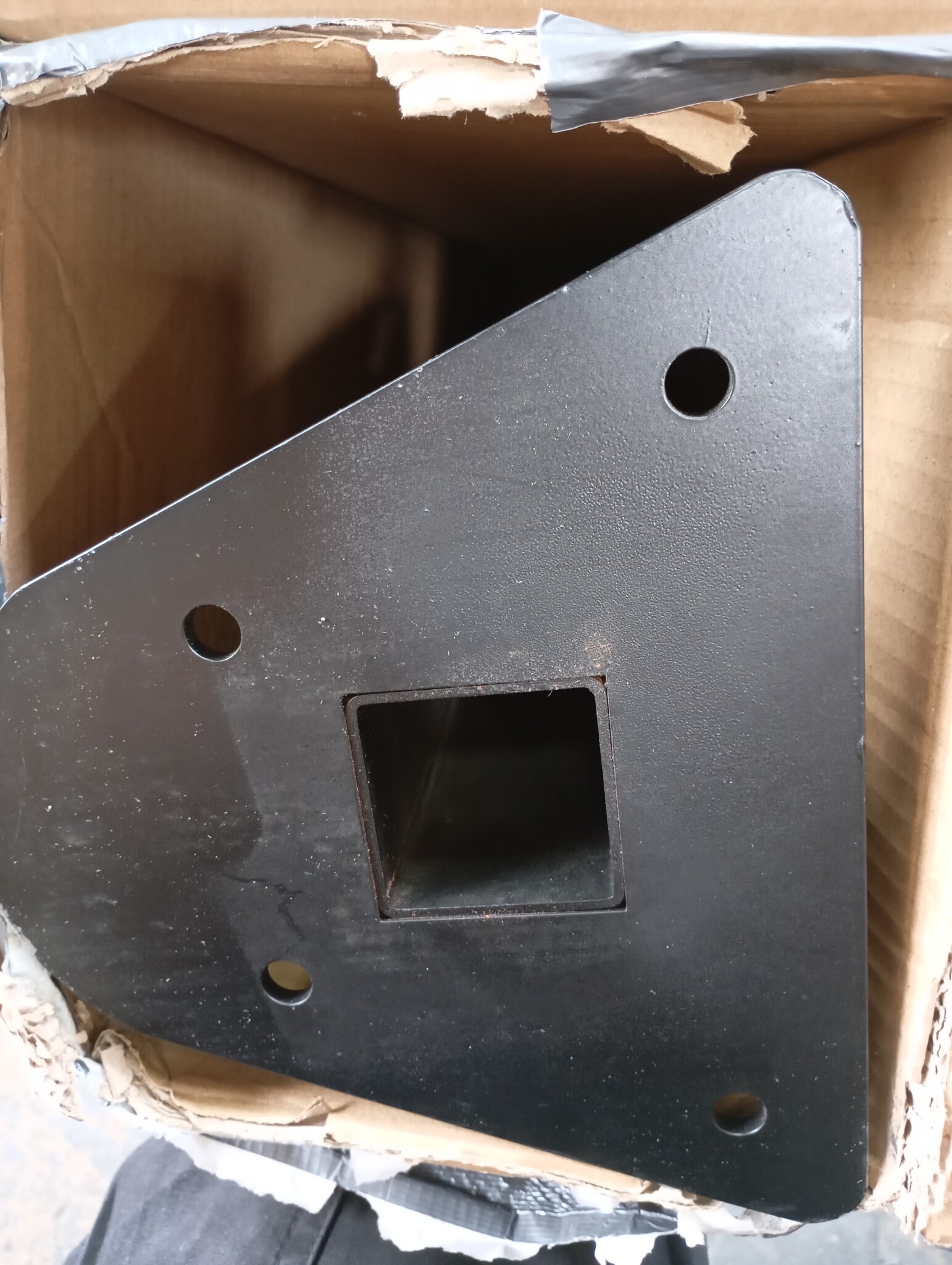 Schommel ophangstang - 100cm - gepoedercoat staal - zwart