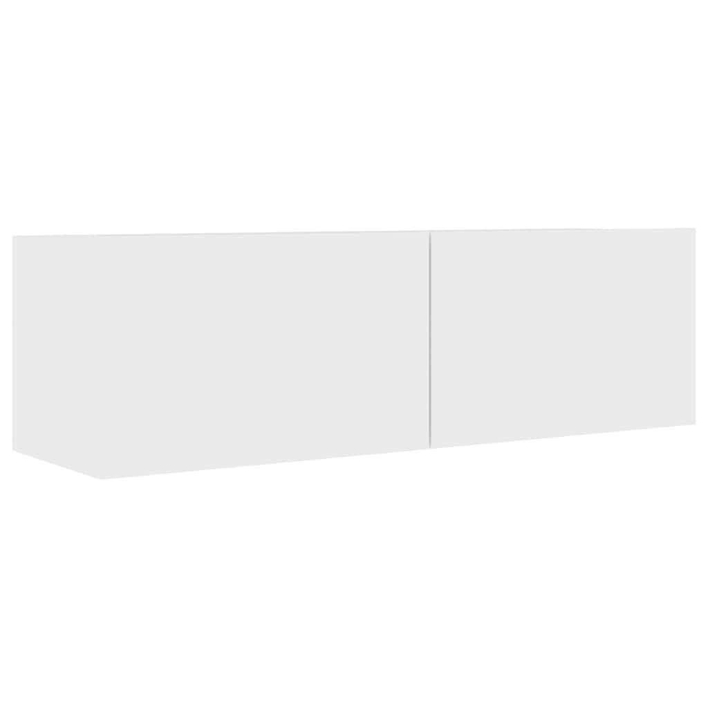 vidaXL Tv-meubel 100x30x30 cm bewerkt hout wit