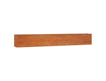 vidaXL Plantenbak verhoogd 320x40x45 cm cortenstaal roestig