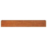 vidaXL Plantenbak verhoogd 320x40x45 cm cortenstaal roestig