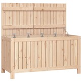 vidaXL Tuinbox 121x55x64 cm massief grenenhout