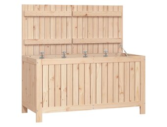 vidaXL Tuinbox 121x55x64 cm massief grenenhout