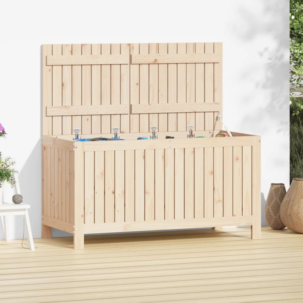 vidaXL Tuinbox 121x55x64 cm massief grenenhout