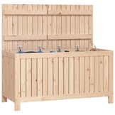 vidaXL Tuinbox 121x55x64 cm massief grenenhout