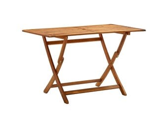 vidaXL Tuintafel inklapbaar 120x70x75 cm massief acaciahout