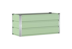 Plantenbak Staal Groen 100x40x45 cm - 33% Korting