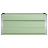 vidaXL Plantenbak Groen 100 x 40 x 45 cm Staal