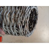 vidaXL Lampenkap Ø15x12 cm wicker bruin