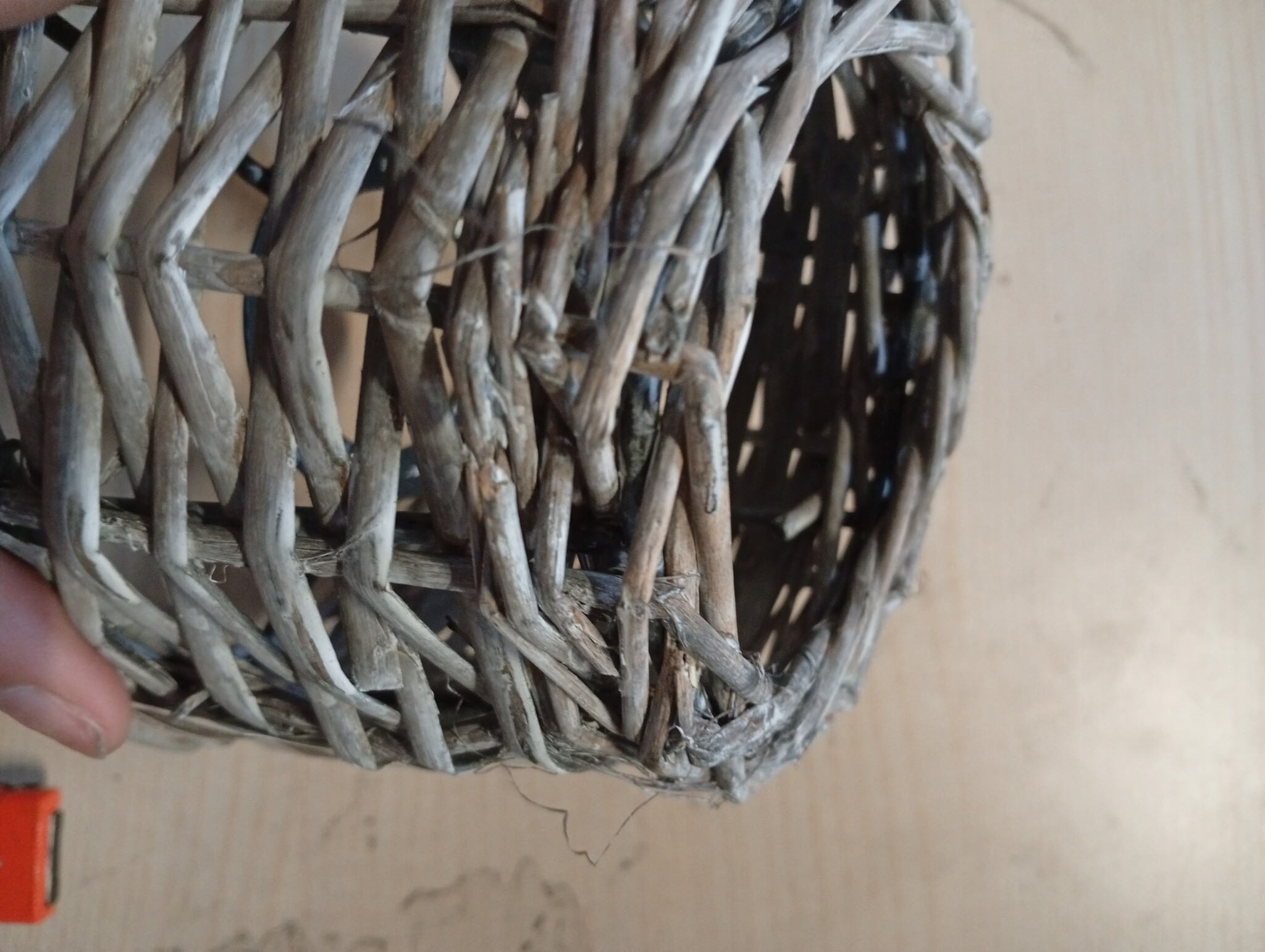 vidaXL Lampenkap Ø15x12 cm wicker bruin