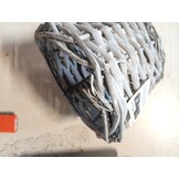 vidaXL Lampenkap Ø15x12 cm wicker bruin
