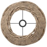 Wicker lampenkap Ø15x12 cm bruin met 63% korting