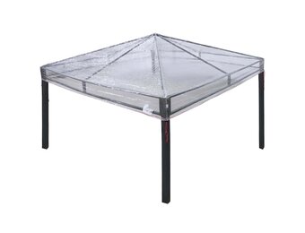 vidaXL Gazebo Dekking Vervanging 300 x 300 x 26 cm Transparant PVC