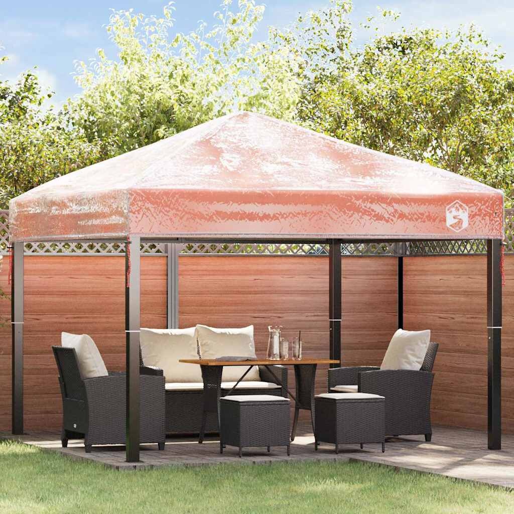 vidaXL Gazebo Dekking Vervanging 300 x 300 x 26 cm Transparant PVC