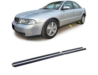 Stootlijsten Audi A4 B5 8D 1994-2001 Sedan Avant - 4-delig Zwart