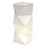 Bloempot met Verlichting - Monumo Asti - Wit - 29x29x78cm - 52% Korting