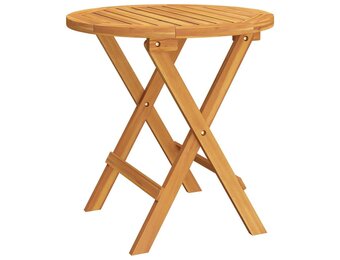 vidaXL Bistrotafel Ø46x47 cm massief acaciahout