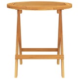vidaXL Bistrotafel Ø46x47 cm massief acaciahout
