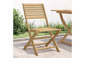 Opklapbare stoelen, 2 stuks, massief acaciahout, 48,5x61,5x87 cm