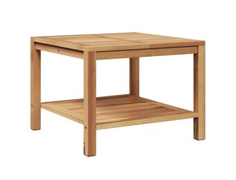 vidaXL Salontafel Bruin 60 x 60 x 45 cm Massief teakhout