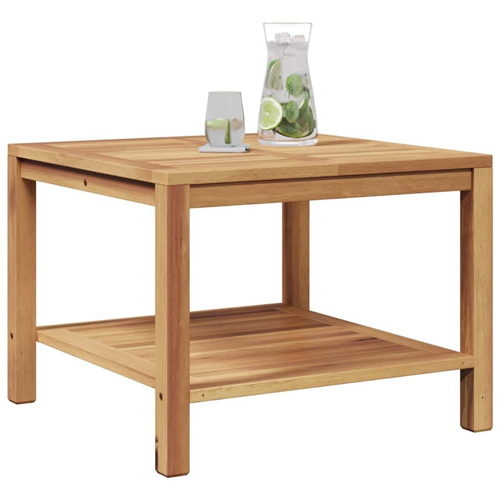 vidaXL Salontafel Bruin 60 x 60 x 45 cm Massief teakhout
