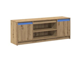 vidaXL TV Eenheden 139,5 x 34 x 50 cm Bruin Bewerkt hout