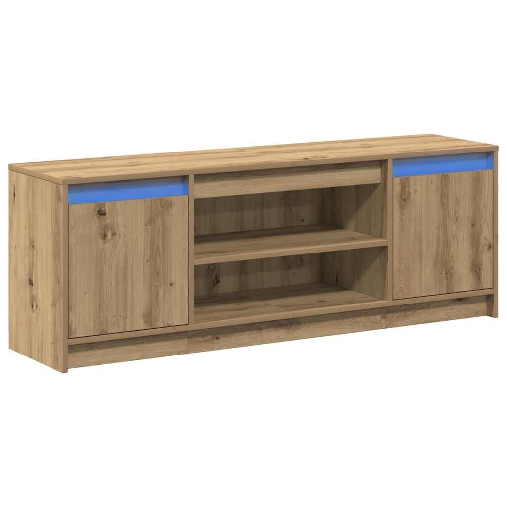 vidaXL TV Eenheden 139,5 x 34 x 50 cm Bruin Bewerkt hout