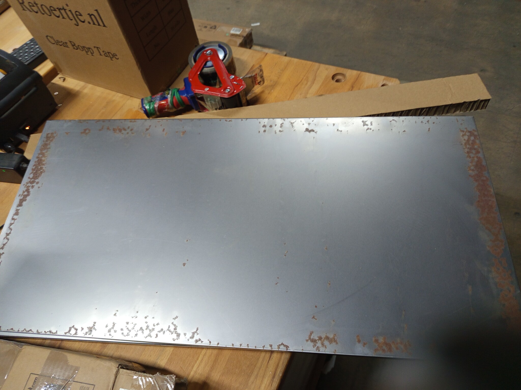 vidaXL Plantenbak roestig 80x40x80 cm weervast staal