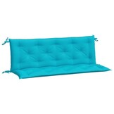 vidaXL Tuinbankkussens 2 st 150x50x7 cm stof turquoise