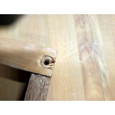 vidaXL Lantaarn 3 st Naturel 30 x 30 x 44 cm Mahoniehout