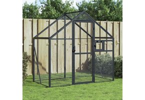 Volière Aluminium Antraciet 179x100x185 cm - 30% Korting