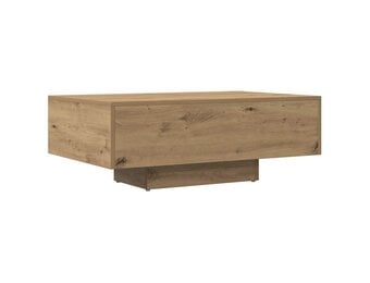 vidaXL Salontafel 85x55x31 cm bewerkt hout artisanaal eikenkleurig