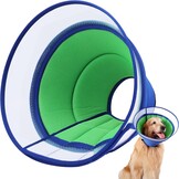 Zachte Hondenkraag Blauw Maat 8 Anti-Lik Bescherming - 33% Korting