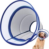 Zachte Hondenkraag Blauw Maat 8 Anti-Lik Bescherming - 33% Korting