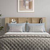 vidaXL Hoofdbordkast 180x18,5x104,5 cm sonoma eikenkleurig