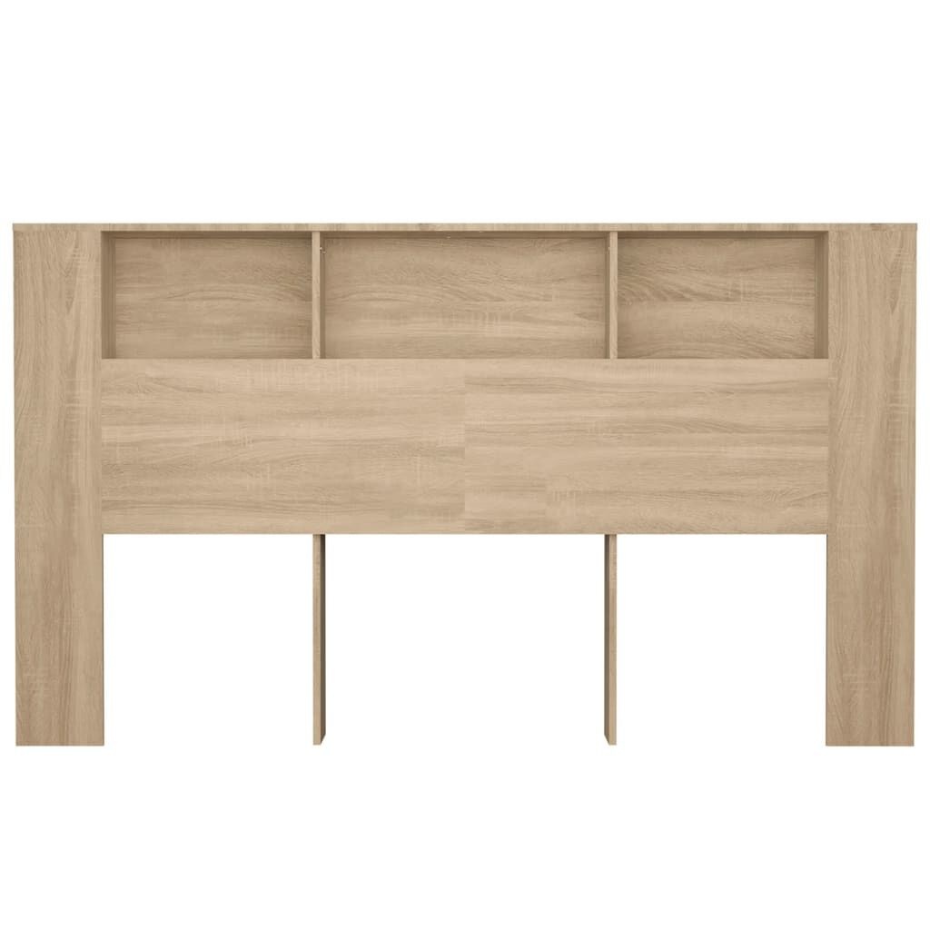 vidaXL Hoofdbordkast 180x18,5x104,5 cm sonoma eikenkleurig