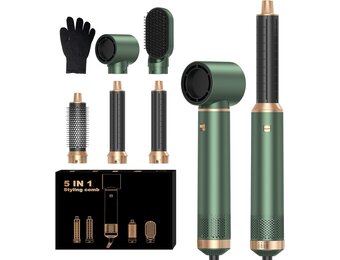 5-in-1 Heteluchtstyler Multistyler 1000W Groen - 53% Korting