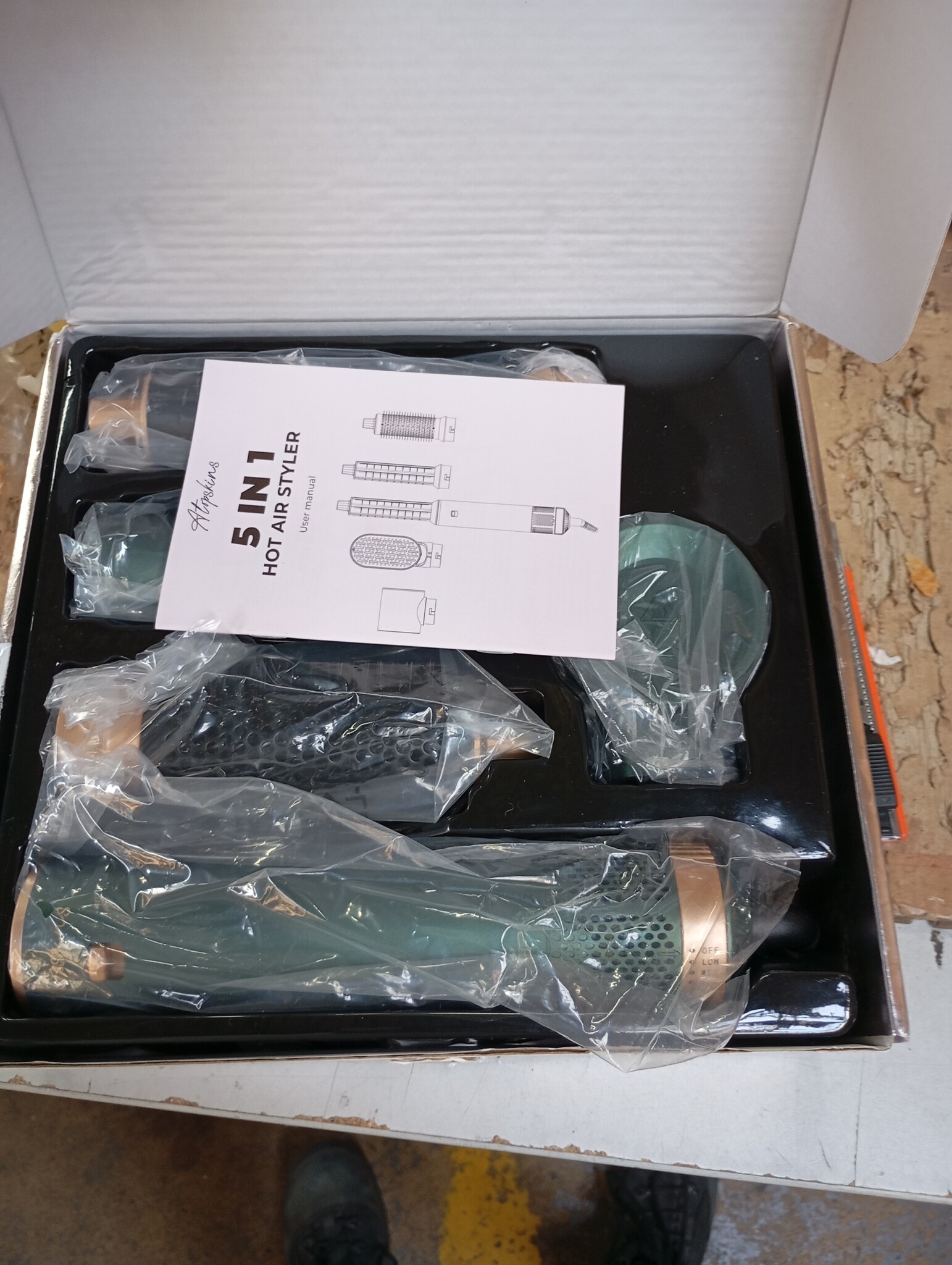 5-in-1 Heteluchtstyler Multistyler 1000W Groen - 53% Korting