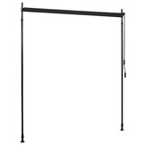 Rolgordijn voor buiten 200x270 cm antraciet - 41% korting