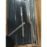 vidaXL Plantenbak verhoogd 400x80x45 cm gegalvaniseerd staal antraciet