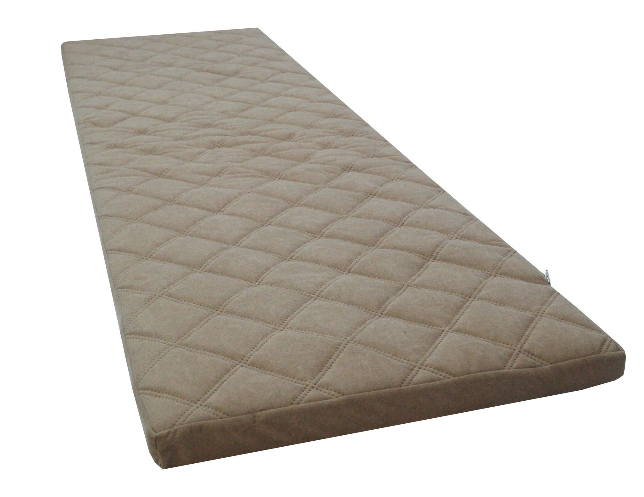 Opvouwbaar matras slaapmat 60x198x5cm bruin, gewatteerd, lichtgewicht 1.92kg, H2 polyurethaanschuim, met draagband