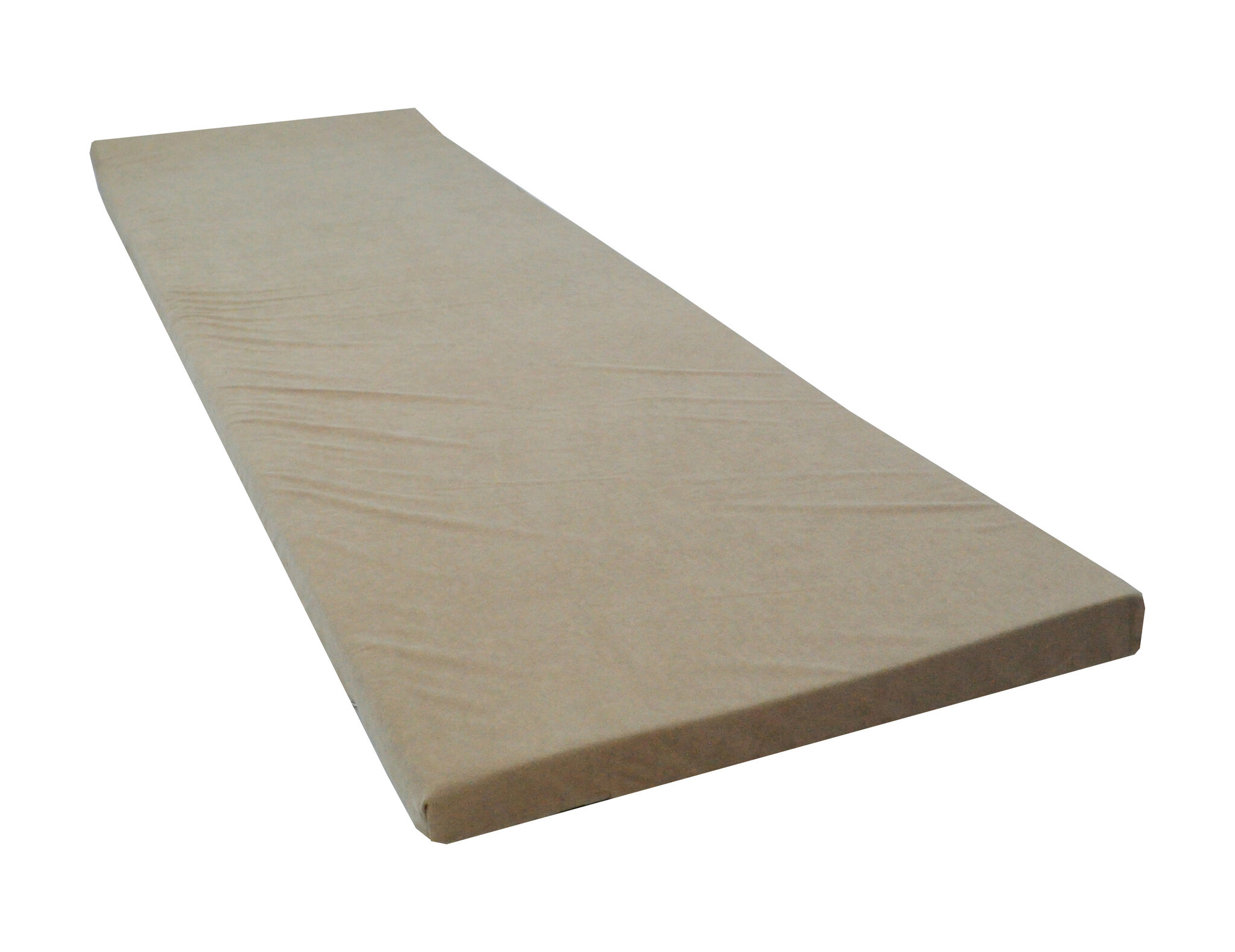 Opvouwbaar matras slaapmat 60x198x5cm bruin, gewatteerd, lichtgewicht 1.92kg, H2 polyurethaanschuim, met draagband