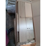 vidaXL Wandschap met lades 80x33x17 cm bewerkt hout artisanaal eiken