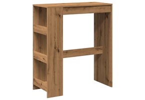 VidaXL Bartafel met Rekken - Eikenhout 90x40x103,5 cm - 34% Korting